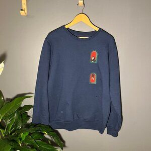 (Indie) Badaboöm Studio Window Watcher Embroidered Crewneck Sweater - Large
